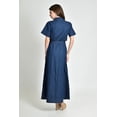 thumbnail image 3 of Vestido largo de mezclilla Roman Fashion /Juvenil, 2723 (Azul dark) azul oscuro M, 3 of 5