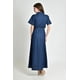 thumbnail image 3 of Vestido largo de mezclilla Roman Fashion /Juvenil, 2723 (Azul dark) azul oscuro CH, 3 of 5