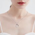 thumbnail image 4 of TRISHULA Giraffe Necklace 925 Sterling Silver Necklace for Women 18K White Gold Plated Cute Animal Necklace Fashion Jewelry Mother's Day Birthday Gift for Girlfriend Sister Daughter Mom Wife Grandma, 4 of 6