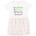 thumbnail image 3 of Inktastic Arizona Grandma Grandpa Love Me Girls Toddler Dress, 3 of 5