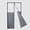 Gray, variant on Magnetic Insulated Door Curtain Fits 40"x84" Doors - Thermal Door Cover for Winter with Clear Window, Window Insulation Kit & Doors Draft Stopper to Keep Cold Air Out for Front Doorway Home - Gray
