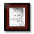 thumbnail image 1 of ArtToFrames 6x7" Matte mahogany Diploma Picture Frame, Brown Wood Poster Frame, with Regular Glass and 2 (FBPL-5108), 1 of 6