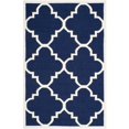 thumbnail image 1 of Safavieh Dhurries Navy Contemporary Rug - 8' x 10', 1 of 5