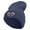 Navy, variant on Beard Papi Embroidered 12 Inch Long Knitted Beanie - Navy OSFM