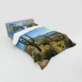 thumbnail image 3 of Ambesonne Nature Bedding Set 3 Pcs, Cactus on the Valley, Twin, Blue Green, 3 of 3