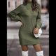 thumbnail image 4 of Suéteres Tipo Cárdigan para Mujer, Abiertos Al Frente, para Otoño e Invierno, de Larga, Holgados, Informales, para Abrigo. Verde XXXL, 4 of 10