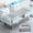Gray, variant on Hospital Bed Mattress Protector Cover Waterproof 36" x 80" x 14" Hospital Bed Sheets Incontinence Protection, Soft Breathable Mattress Pad for Elderly, Adults Machine Washable, White
