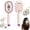 Pink, variant on Electric Spray Air Cushion Massage Comb, 3-in-1 Multifunctional Hairbrush-Nano Fine Mist Spray, Red Light Therapy, and Retractable Design, for Hair Care, Scalp Massage, Daily Styling(Pink)