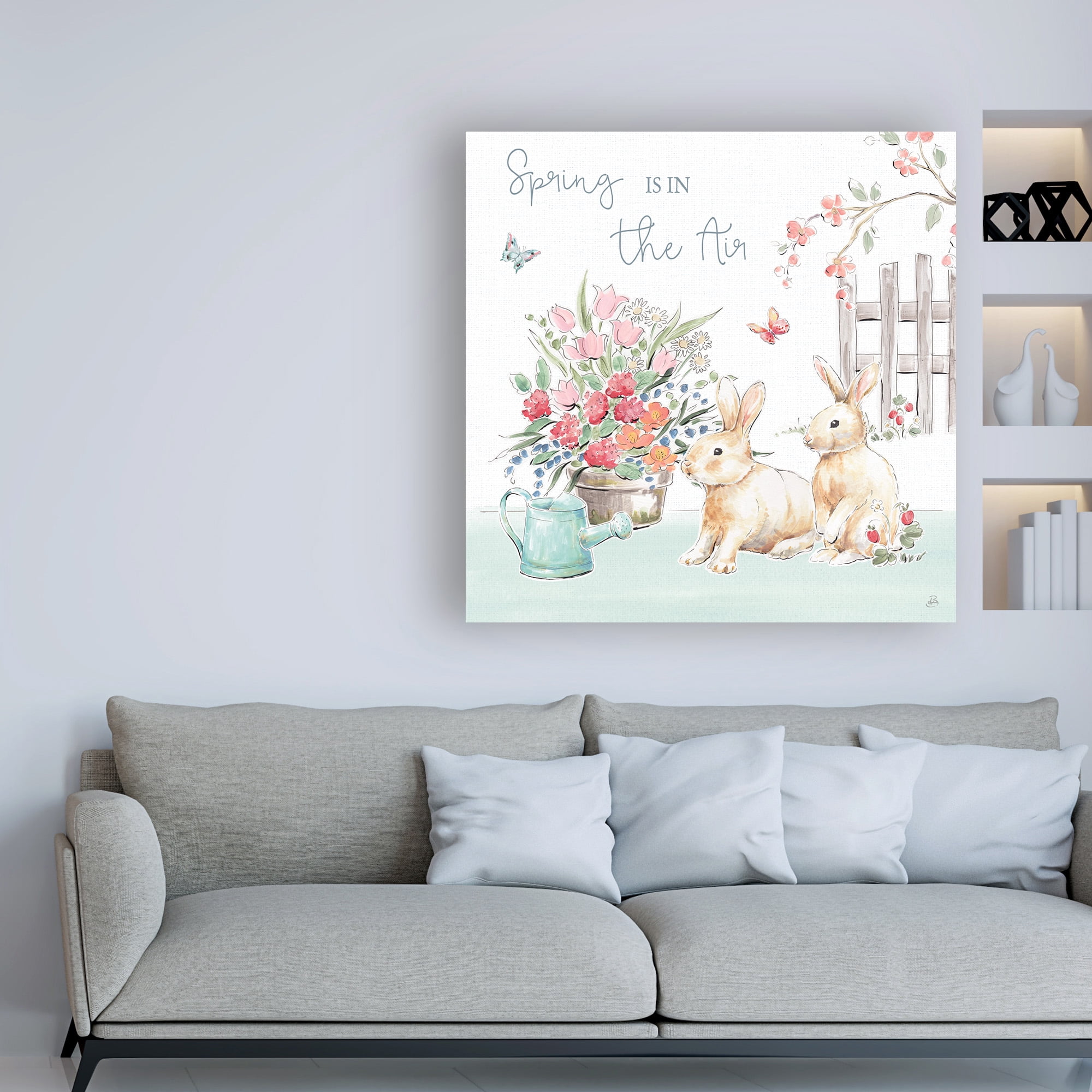 Trademark Fine Art 'Springtime VI' Canvas Art by Daphne Brissonnet