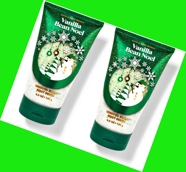 Bath & Body Works Vanilla Bean Noel Whipped Sugar Body Scrub 6.2 oz