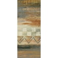 thumbnail image 2 of Studio Nova 12x24 White Modern Wood Framed Museum Art Print Titled - Siena Geometric Panel I, 2 of 4