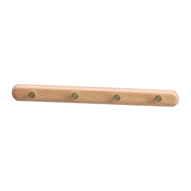 Perchero de madera, mini perchero, soporte para sombreros para sala de estar Color de la madera