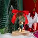 thumbnail image 4 of Fiudx Liquidación de ofertas flash Adorno colgante para árbol de Navidad, casa de pajarita, pino, campana pequeña, colgante para puerta, decoración navideña, 4 of 6