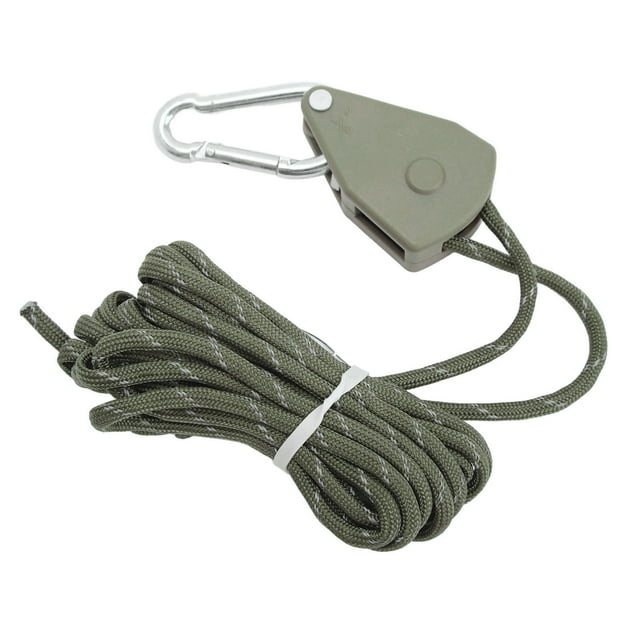 Paquete De 2 Cuerdas Reflectantes Ajustables De 4 M Para Acampar Con Polea, Cuerda Resistente Para Toldo Guyline Para Tienda De Campaña Para Instalación Rápida, Resistente Al