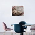 thumbnail image 4 of Baseball Poster Wall Art Inspirational God Quotes Poster Sports Wall Decor Rustic Picture Canvas Prints Framed Modern Artwork for Home Living Room Bedroom Gym Playroom 20"x16", 4 of 6