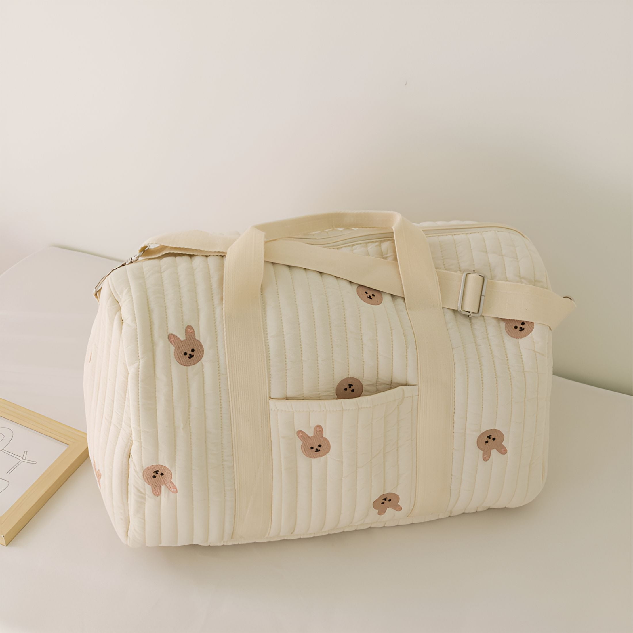 GASTROPOD 2026 New Clothes Storage Bag,Large Diaper Bag Tote,Cute Diaper Bag Puffer Travel Diaper Bag with Long Strap Hospital Bag Maternity Bag Nurse Bag