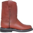 thumbnail image 2 of The Western Shops Mens Pull-On Leather Soft Toe Work Boot, 2 of 5