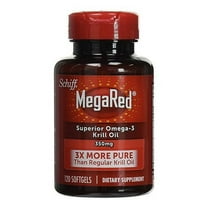 Megared Superior Omega-3 Krill Oil Softgels, 350 Mg, 120 Ct