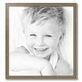 thumbnail image 2 of ArtToFrames 28" x 30" Aged White Gold Picture Frame, 28x30 inch Silver Wood Poster Frame (WOM-2036),  Pack, 2 of 7