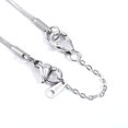 thumbnail image 3 of Cadena extensora de collar de plata de ley 925, 3 unidades (2,5, 5, 7,5 cm), 3 of 7