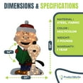 thumbnail image 4 of ProductWorks Peanuts Charlie Brown and Snoopy Pre-Lit Christmas Yard Decor, 4 of 11