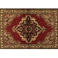thumbnail image 1 of Ahgly Company Indoor Rectangle Medallion Brown Traditional Area Rugs, 5' x 7', 1 of 4