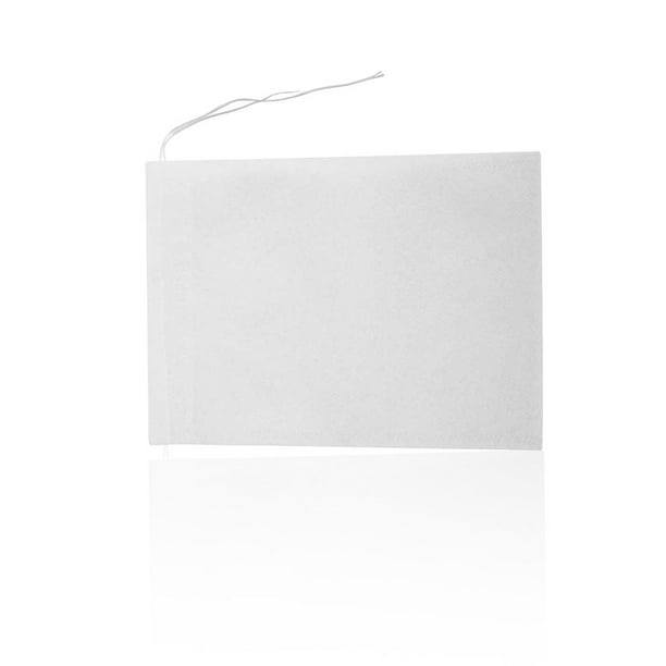 Bearachild 100 unids/lote bolsitas de té ligeras vacías cuadradas para cocinar especias perfumadas bolsas de té con papel de filtro de sello Teteras 100 pièces 5.5x7cm