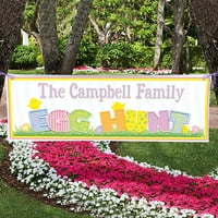 Personalized Family Easter Egg Hunt Banner