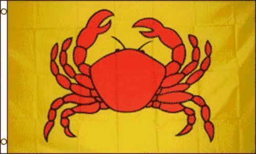3x5 3'x5' Wholesale Set 5 Pack of Advertising Crab Seafood Business 5 Flags Flag 