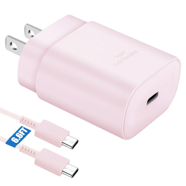 Cargador DiHines Super Fast PD USB-C de 25 W para Samsung Galaxy