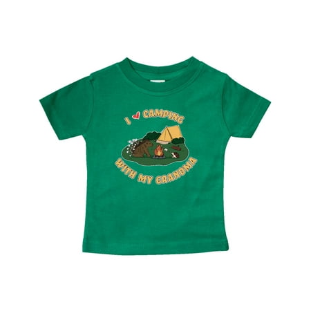 

Inktastic I Heart Camping With My Grandma with Hedgehog and Porcupine Gift Baby Boy or Baby Girl T-Shirt