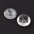 thumbnail image 2 of Natural Quartz Crystal Rock Crystal Cabochons Half Round/Dome Faceted Grade A 16x5.5~6mm, 2 of 3