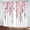 Pink, variant on Pink Watercolor Floral Curtains 84 inches Long, Botanical Leaves Vine Flowers Rustic Farmhouse Curtains, Blackout Window Treatment Drapes for Bedroom Living Room 52x84inch, 2 Panels