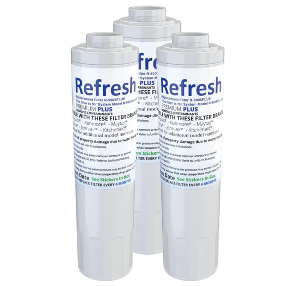 Filtro de agua para refrigerador Refresh R-9006 para FILTER 4 (paquete de 3)