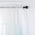 thumbnail image 2 of Elite Home Products 2 Piece Ombre Sheer Curtains Rod Pocket Voile, Sheer Curtain Window Treatment Set (Turquoise, 54" X 84"), 2 of 5
