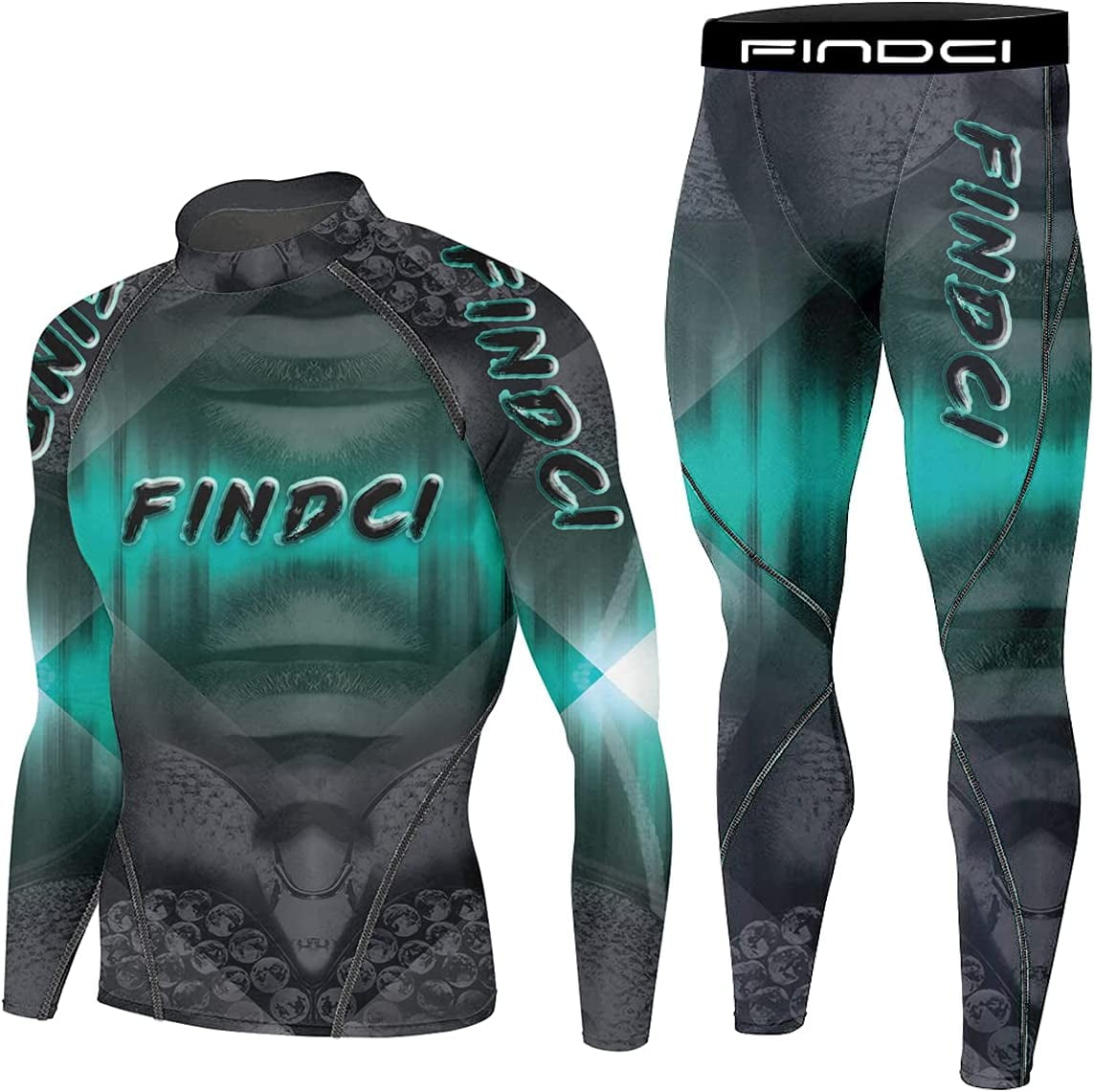 Men's Compression Sportswear Suits Gym Tights Training Boxing Rugby