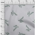 thumbnail image 2 of oneOone Cotton Poplin Gray Fabric Leaves Sewing Craft Projects Fabric Prints By Yard 42 Inch Wide, 2 of 4