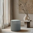 thumbnail image 2 of Meridian Furniture Roy Grey Ottoman/Stool, 2 of 7