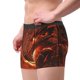 thumbnail image 2 of Balery Magma Fire Black Dragon Calzoncillos bóxer para hombre, ropa interior de algodón suave y transpirable con cinturilla de nailon-Medium, 2 of 5