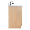 thumbnail image 3 of ARIEL Hepburn 72 Inch Double Rectangle Sink Bathroom Vanity With Carrara White Quartz Countertop 1.5 Inch Edge In Oak, 3 of 8