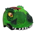 thumbnail image 3 of Casco de bicicleta Raskullz T-Rex Awesome para niños y jóvenes mayores de 5 años, color verde, 3 of 5