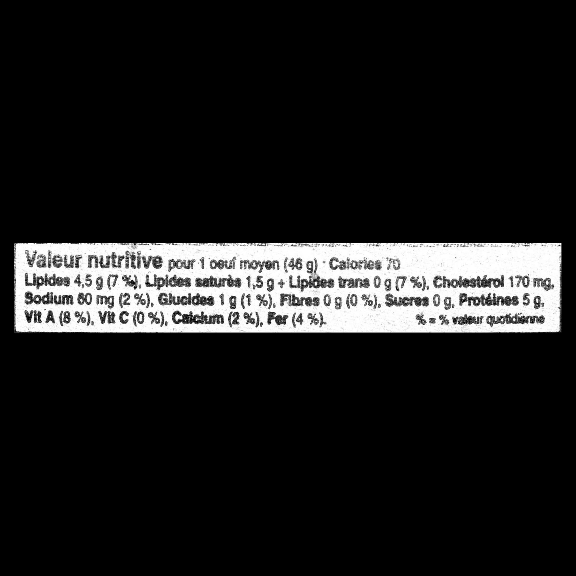 Island Gold Medium White Eggs