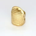 thumbnail image 7 of Walbest 1 Piece Sewing Thimble, Metal Copper Sewing Thimble Finger Protector Adjustable Finger Shield Ring Fingertip Thimble Sewing Quilting Craft Accessories DIY Sewing Tool, 7 of 7
