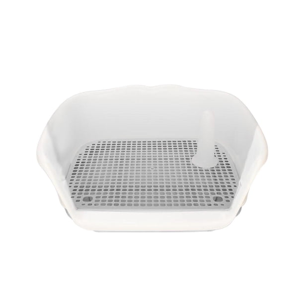 Billuyoard Orinal extraíble para perros Mantén los suelos limpios con protección de pared gris Suministros para perros Gris blanco METRO