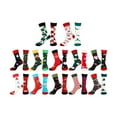 thumbnail image 1 of Calcetines de Navidad,Calendario de Adviento de Navidad Calendario de Adviento de 24 días,Calcetines navideños divertidos para mujer,Calcetines cálidos para la tripulación Calcetines, 1 of 9