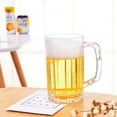 thumbnail image 6 of 500ML Transparent Beer Mug Plastic Unbreakable Breakfast Milk Coffee Juice Water Cup Barware Drinkware for Home Party Bar KTV, 6 of 7
