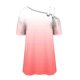 thumbnail image 5 of Tops de Ajuste Suelto para las Mujeres Moda Impresa Doble Suspensión Manga Corta Top Suelto, Blusa Casual Ligera, 5 of 5