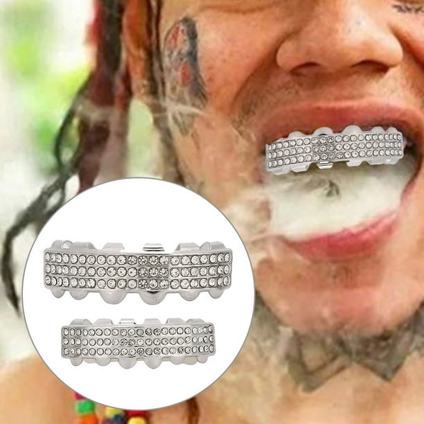 Acheter 1 pièces Hip Hop dents Grillz haut et bas bouche dents