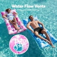 thumbnail image 3 of 2-Pack Inflatable Pool Floats Mat - XL Pool Floaties Adults Size with Headrest, Sun Tanning Raft Lake Beach Swimming Pool Party Toys Floating Lounge Above Water Keep Cool, 3 of 7