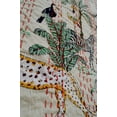 thumbnail image 6 of Handmade Jungle Print Quilt Queen Kantha Quilt Kantha Bedspread Cotton Blanket Indian Bed Cover Bohemian Quilt Kantha Quilt Queen Size, 6 of 6